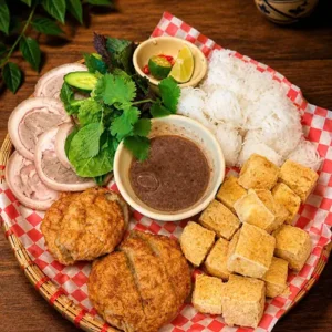 Noodles with Fermented Shrimp Paste and Tofu