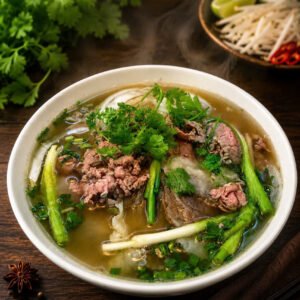Tung's signature Pan-seared Beef Pho